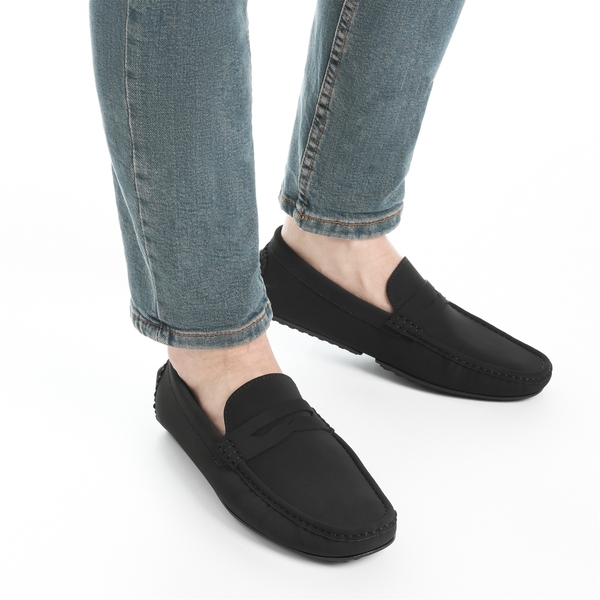 Men s Black Suede Shoes Bruno Marc